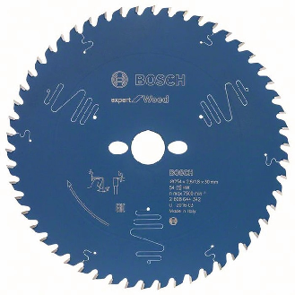Kreissägeblt AD 254mm Z.54 WZ Bohr.30mm Schnitt-B.2,6mm HM-Beschreibung lesen