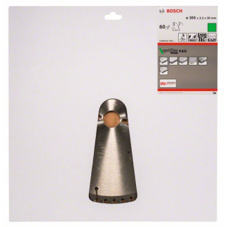 Kreissägeblt Optiline Wood AD 305mm Z.60 WZ Schnitt-B.3,2mm-Beschreibung lesen