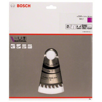 Kreissägeblt AD 210mm Z.54 HLTCG Schnitt-B.2,4mm-Beschreibung lesen