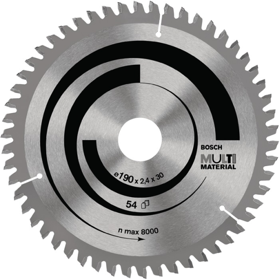 Kreissägeblt AD 210mm Z.54 HLTCG Schnitt-B.2,4mm-Beschreibung lesen