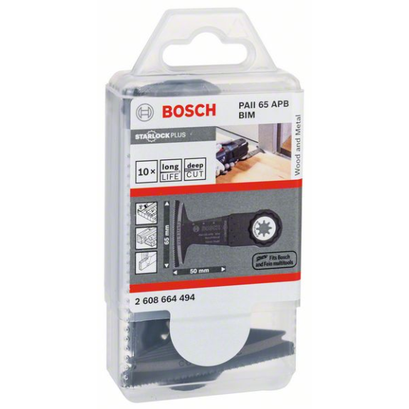 Tauchsägeblt PAII 65 APB B.65mm Eintauch-T.50mm Starlock Plus 10er Pk. Tauchsägeblt PAII 65 APB B.65mm Eintauch-T.50mm Starlock Plus 10er Pk.-Beschreibung lesen