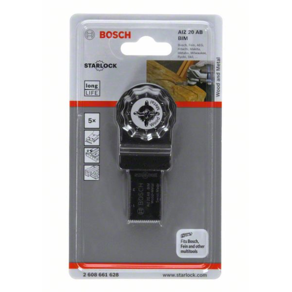 Tauchsägeblt AIZ 20AB B.20mm Eintauch-T.30mm Starlock 5er Pk.-Beschreibung lesen