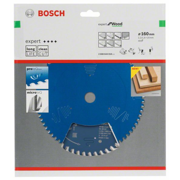 Kreissägeblt Expert for Wood AD 160mm Z.48 WZ Bohr.20mm Schnitt-B.2,2mm Kreissägeblt Expert for Wood AD 160mm Z.48 WZ Bohr.20mm Schnitt-B.2,2mm-Beschreibung lesen