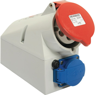 CEE-Wanddose 32 A 400 V Steckerst.6 h IP44 AS-SCHWABE-Beschreibung lesen