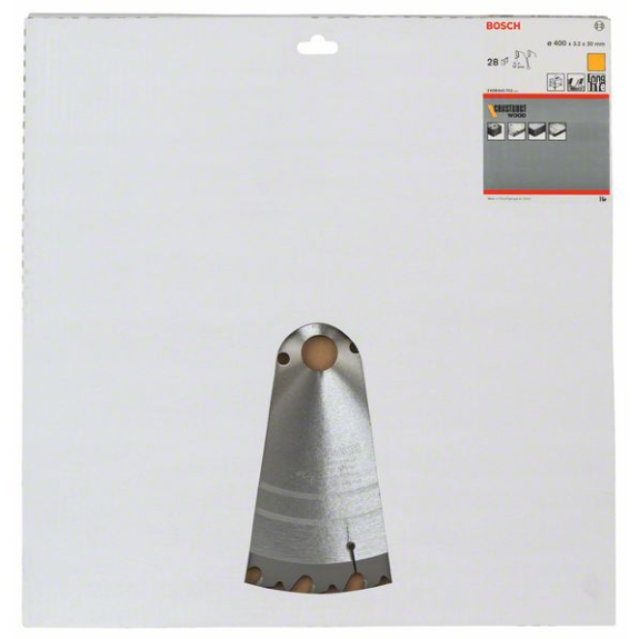 Kreissägeblt AD 400mm Z.28 WZ Bohr.30mm Schnitt-B.3,2mm HM-Beschreibung lesen