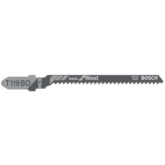 Stichsägeblt T 119 BO Gesamt-L.8m Zahnt.2mm HCS 5 St./Karte-Beschreibung lesen
