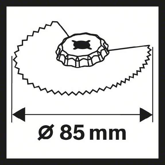 Segmentsägeblt ACZ 85 EC D.85mm HCS Starlock-Beschreibung lesen