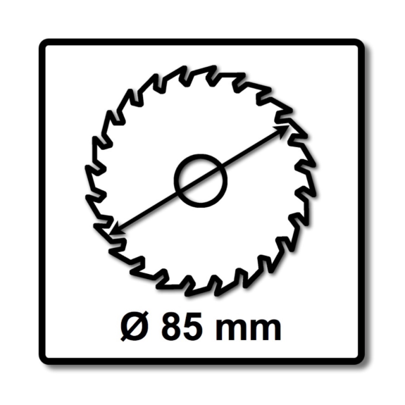 Segmentsägeblt HSS D.85mm HSS Starlock-Beschreibung lesen