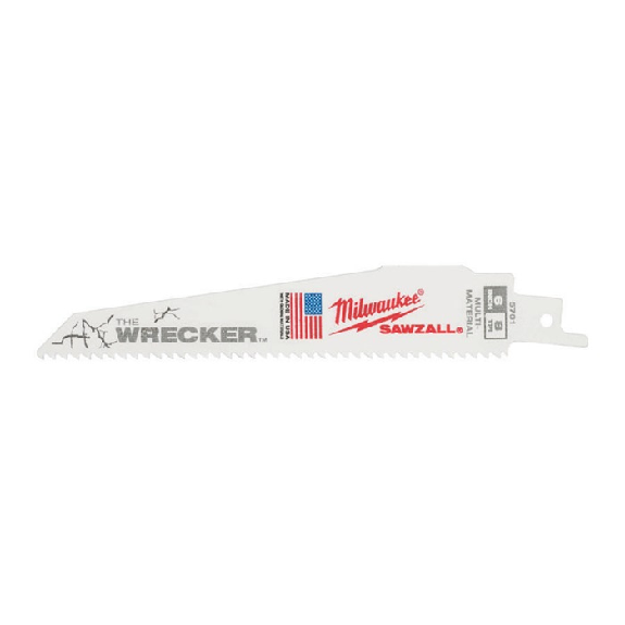 Säbelsägeblt THE WRECKER Blt-L.150mm Zahnt.3,2mm Bi-Metall 5er Pack f.Metall-Beschreibung lesen