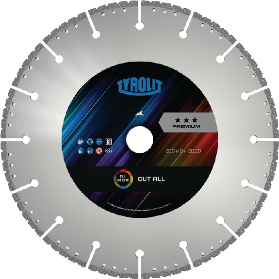 scie circulaire CUT-ALL UC3 D.115mm Bohr.22,2m Coupe-B.2,8mm-Lire la description
