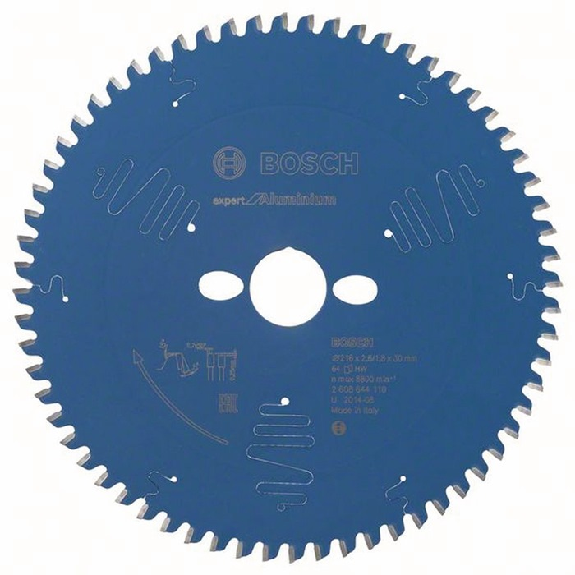 Kreissägeblt AD 216mm Z.64 HLTCG Schnitt-B.2,6mm-Beschreibung lesen