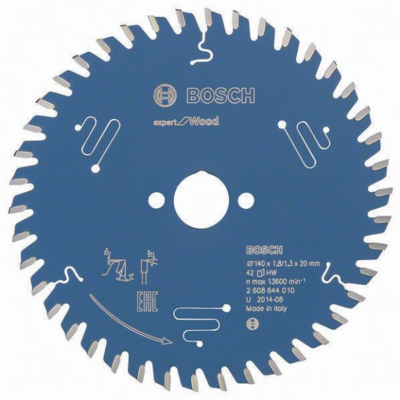 Kreissägeblt Expert for Wood AD 140mm Z.42 WZ Bohr.20mm Schnitt-B.1,8mm-Beschreibung lesen
