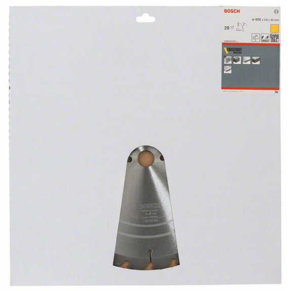 Kreissägeblt AD 400mm Z.28 HB Schnitt-B.3,5mm-Beschreibung lesen