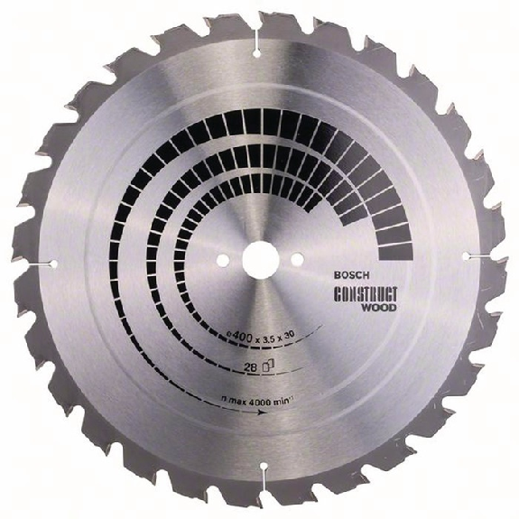 Kreissägeblt AD 400mm Z.28 HB Schnitt-B.3,5mm-Beschreibung lesen