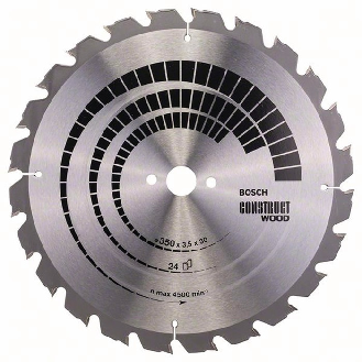 Kreissägeblt AD 350mm Z.24 HB Schnitt-B.3,5mm-Beschreibung lesen