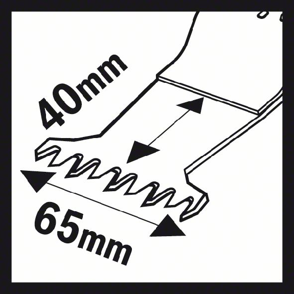 Tauchsägeblt AII 65 BSPB B.65mm Eintauch-T.40mm Starlock 5er Pk.-Beschreibung lesen