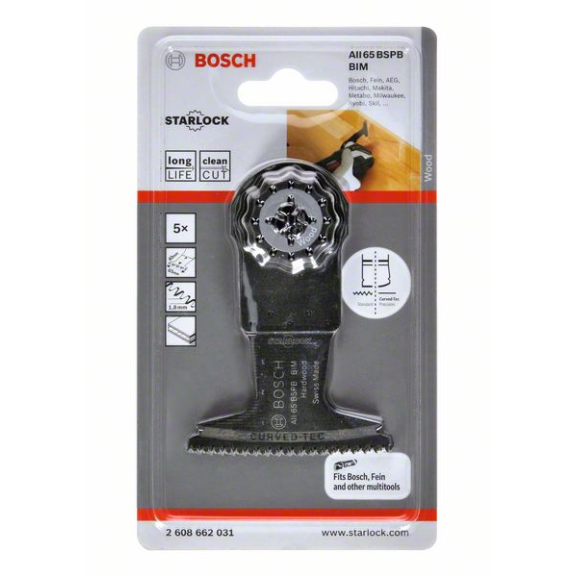 Tauchsägeblt AII 65 BSPB B.65mm Eintauch-T.40mm Starlock 5er Pk.-Beschreibung lesen