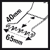 Tauchsägeblt AII 65 BSPB B.65mm Eintauch-T.40mm Starlock 5er Pk.