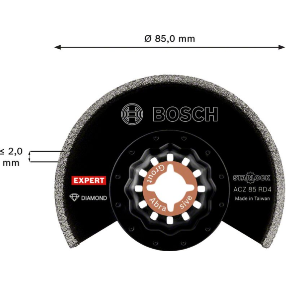 Segmentsägeblt Expert ACZ85RD4 D.85mm Mörtel Starlock Segmentsägeblt Expert ACZ85RD4 D.85mm Mörtel Starlock-Beschreibung lesen