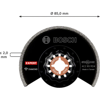 Segmentsägeblt Expert ACZ85RD4 D.85mm Mörtel Starlock-Beschreibung lesen