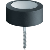 Bodentürpuffer 38 3878 D.48mm H.24mm VA ma Dübelmontage Bodentürpuffer 38 3878 D.48mm H.24mm VA ma Dübelmontage