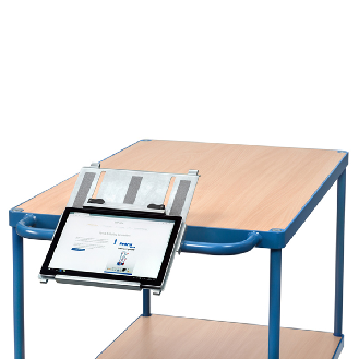 Tablethalterung 28TH Klemmbereich BxHxT 200x15-295x14mm Stahlblech verz.-Beschreibung lesen