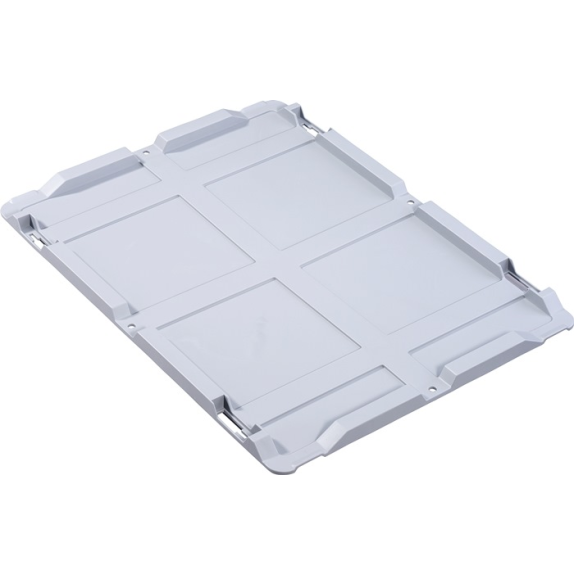 Stülpdeckel PP L400xB300mm grau f.Transportstapelkasten Stülpdeckel PP L400xB300mm grau f.Transportstapelkasten-Beschreibung lesen