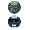 Digital-Neigungsmessgerät mit Dauermagnet und Laserstrahl