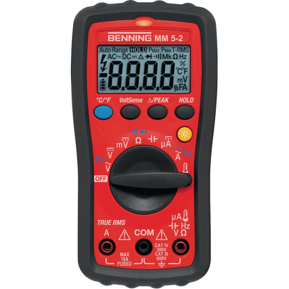 Multimeter MM 5-2 0,1 mV-600 V AC/DC TRUE RMS-Beschreibung lesen