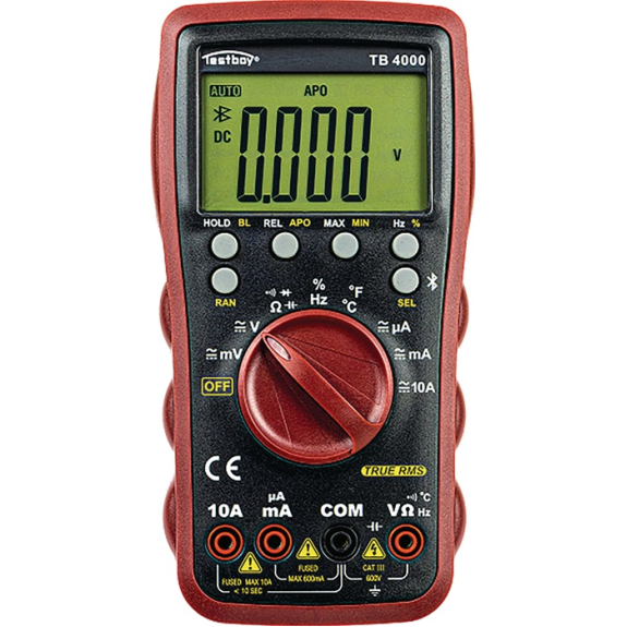 Multimeter TB 4000 0-600 V AC,0-600 V DC TRUE RMS-Beschreibung lesen