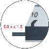 Tiefenmessschieber mit umsteckbarer Stange 0-200mm und Nonius 1/20mm