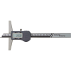 Digital Tiefenmessschieber mit Stiftspitze Ø1,5x6mm 0-300mm mit Kunststoffgehäuse und Brücke 150mm