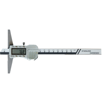 Tiefenmessschieber aus rostfreier Stahl, gehärtet, mit Metallgehäuse 0-300mm-Beschreibung lesen