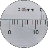 Tiefenmessschieber mit runder Tiefenmessstange Ø3mm 0-100mm
