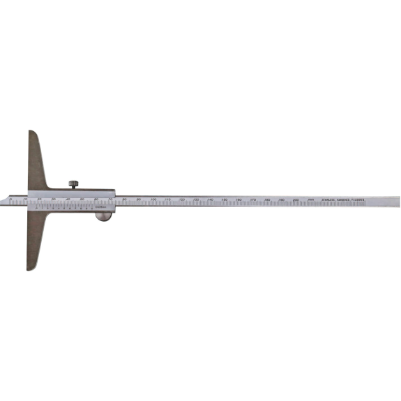 Tiefenmessschieber 0-500mm und Nonius 1/20 mm Unten, Brücke 150mm-Beschreibung lesen