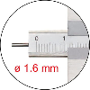 Reifen-Profillehre 0-30mm und Brücke 50mm Reifen-Profillehre 0-30mm und Brücke 50mm