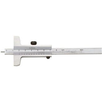 Tiefenmessschieber mit Stiftspitze 0-80mm mit Nonius 1/50mm-Beschreibung lesen