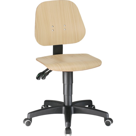 Arbeitsdrehstuhl Unitec Rollen Buche 440-620mm-Beschreibung lesen