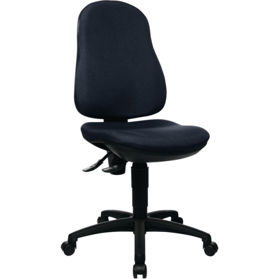 Bürodrehstuhl m.Permanentkontakt schwarz 420-550mm o.Lehnen Trgf.110kg-Beschreibung lesen
