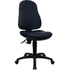 Bürodrehstuhl m.Permanentkontakt schwarz 420-550mm o.Lehnen Trgf.110kg