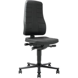Arbeitsdrehstuhl Highline Rollen Integralschaum schwarz 450-600mm-Beschreibung lesen