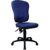 Bürodrehstuhl m.Permanentkontakt blau 420-550mm o.Armlehnen Trgf.110kg