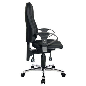 Bürodrehstuhl m.Permanentkontakt schwarz 460-560mm m.Rl.-Beschreibung lesen