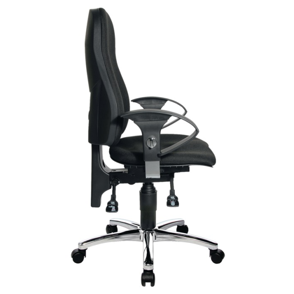 Bürodrehstuhl m.Permanentkontakt schwarz 460-560mm m.Rl.-Beschreibung lesen