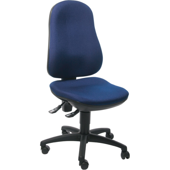 Bürodrehstuhl m.Permanentkontakt royalblau 420-550mm o.Lehnen Trgf.110kg Bürodrehstuhl m.Permanentkontakt royalblau 420-550mm o.Lehnen Trgf.110kg-Beschreibung lesen