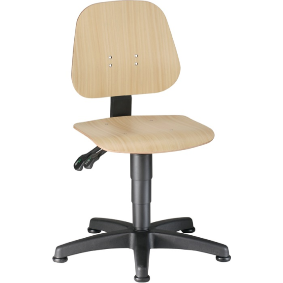 Arbeitsdrehstuhl Unitec Bodengleiter Buche 440-620mm Arbeitsdrehstuhl Unitec Bodengleiter Buche 440-620mm-Beschreibung lesen