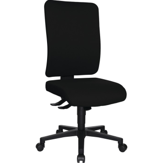 Bürodrehstuhl m.Synchrontechnik schwarz 450-550mm o.Armlehnen Trgf.110kg-Beschreibung lesen