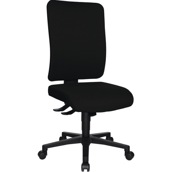 Bürodrehstuhl m.Synchrontechnik schwarz 450-550mm o.Armlehnen Trgf.110kg-Beschreibung lesen