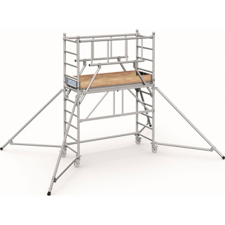 Fahrgerüst PaxTower S-PLUS 1T Arbeits-B600xL1800mm Alu.Gerüsthöhe 2650mm 2 kN-Beschreibung lesen