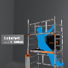 Fahrgerüst SoloTower Arbeits-B750xL1130mm Alu.Gerüsthöhe 3370mm 2 kN/m²